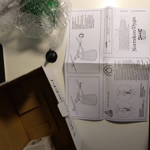 RARE Vintage Y2K 00s Ikea Norrsken/Dygn green spotlight NWT in box - Picture 3 of 10